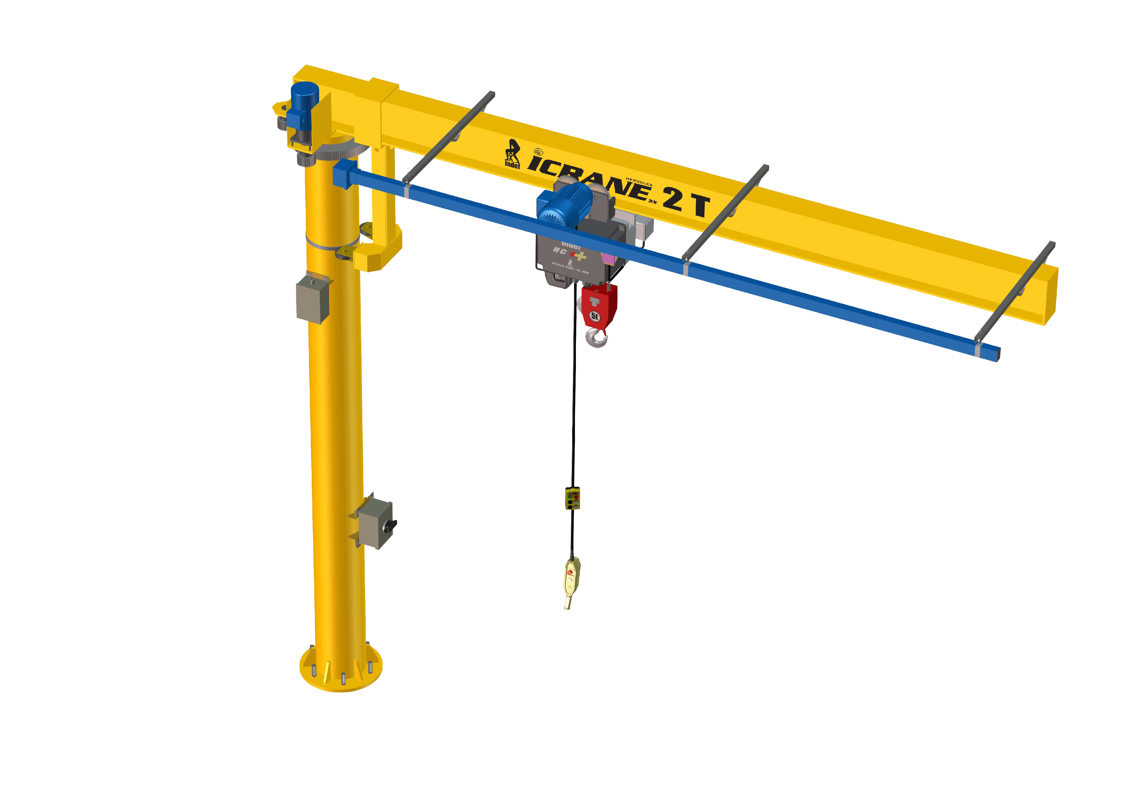 JIB Cranes Manufacturers In India Indef