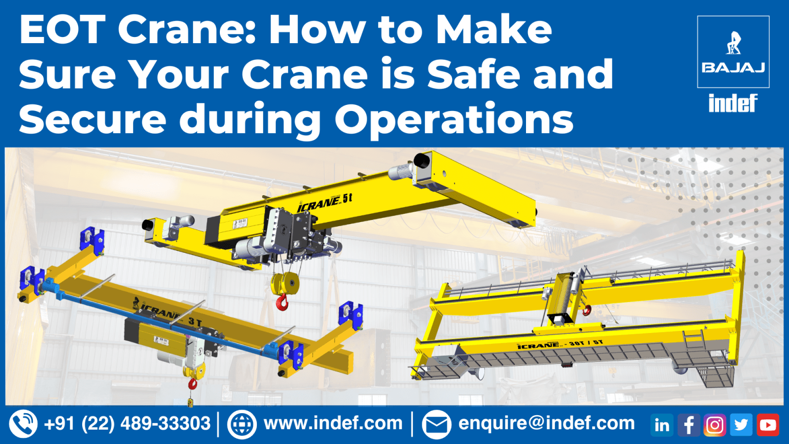 EOT Crane : How to Make Sure Your Crane is Safe and Secure During ...