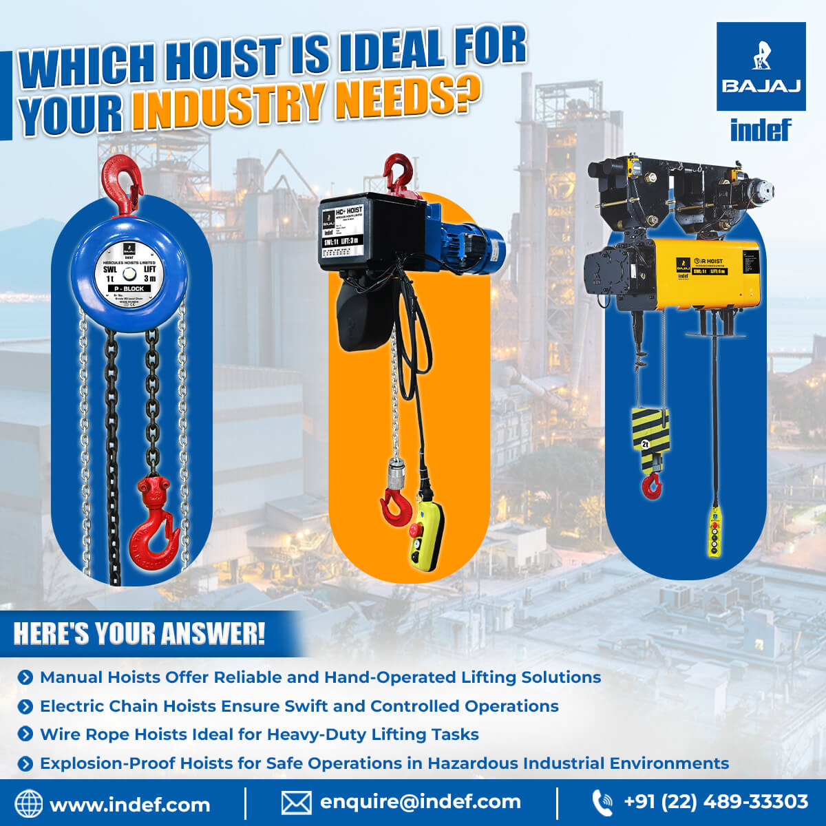 Exploring Different Types of Hoists and Their Applications 2