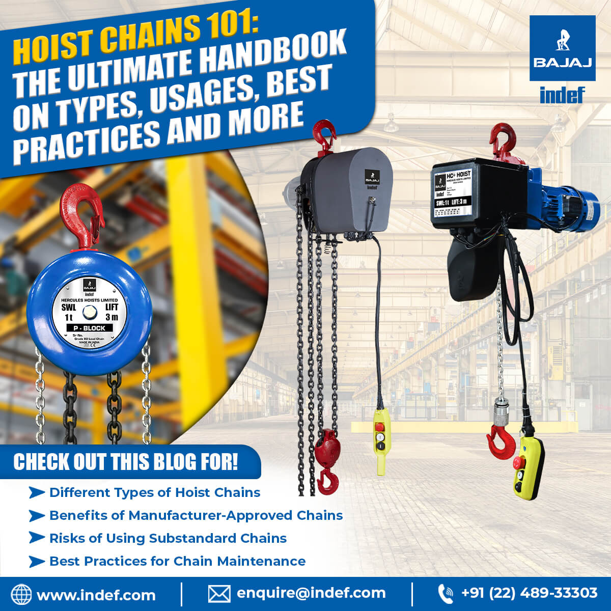 Hoist Chains 101 The Ultimate Handbook on Types, Usages, Best Practices and More