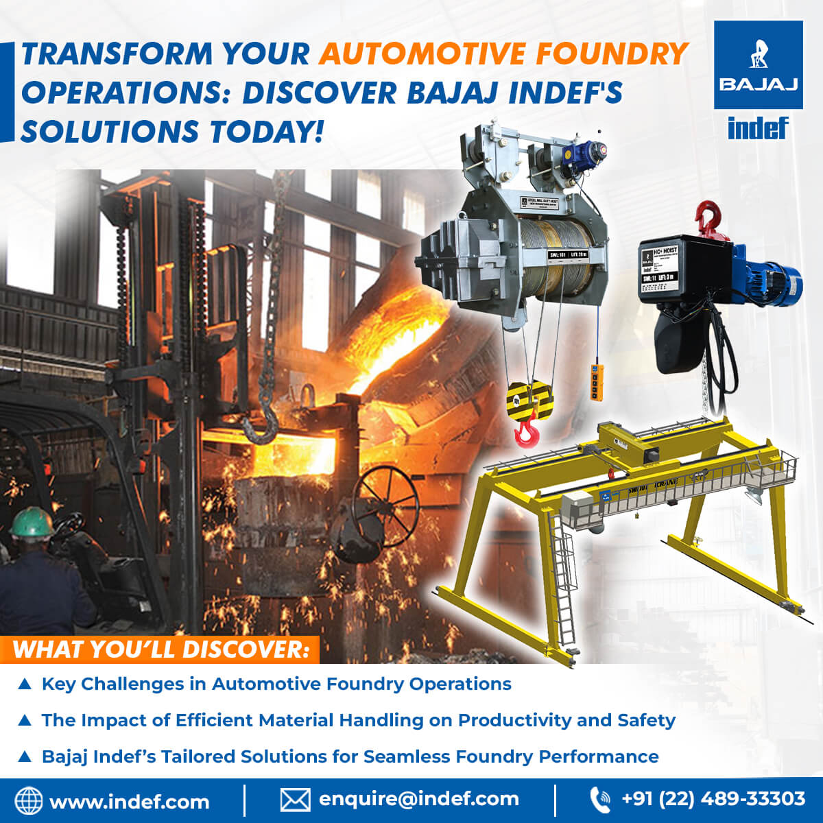 Empowering Automotive Foundries Bajaj Indef's Answer to Industry Challenges (1)