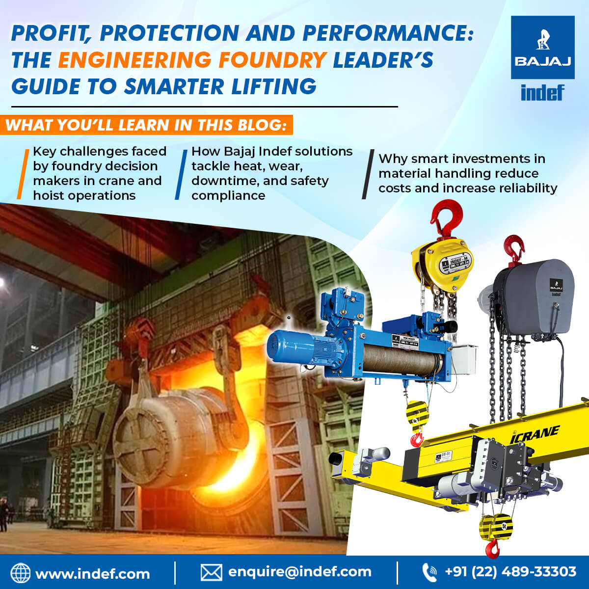 Reliable Lifting for Demanding Engineering Foundries Bajaj Indef Solutions for the Decision Makers (1)