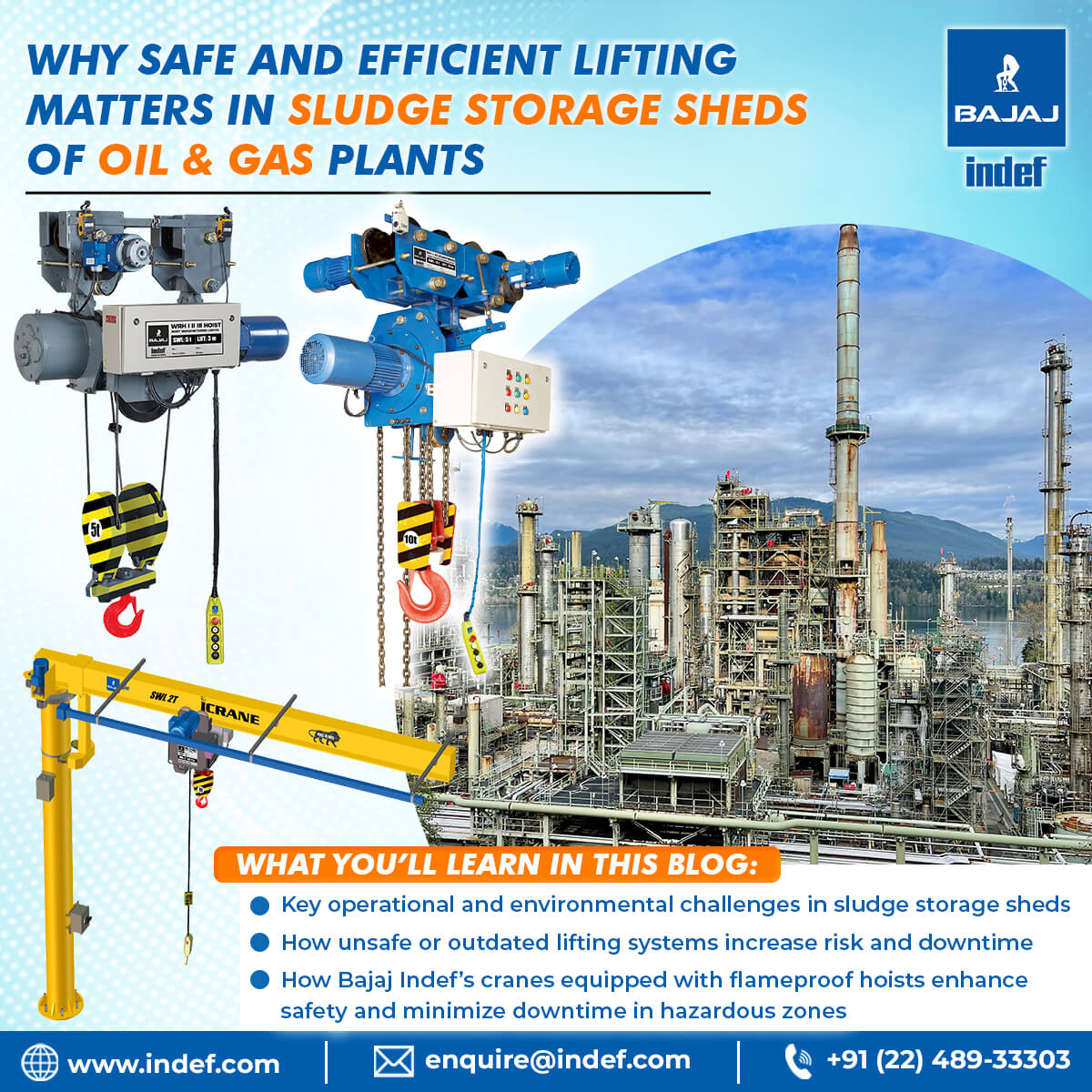 Navigating the Complexities of Sludge Storage in the Oil and Gas Industry with Bajaj Indef