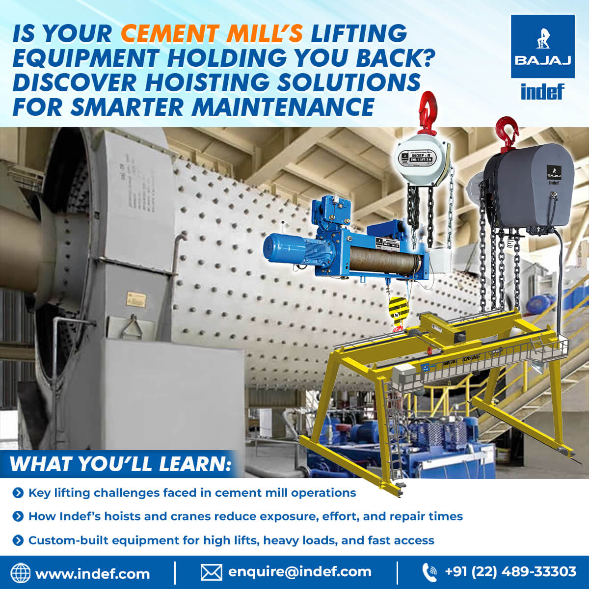 Ready for 2025 Upgrade Your Cement Mill Lifting Equipment for Maximum Efficiency and Safety (1)