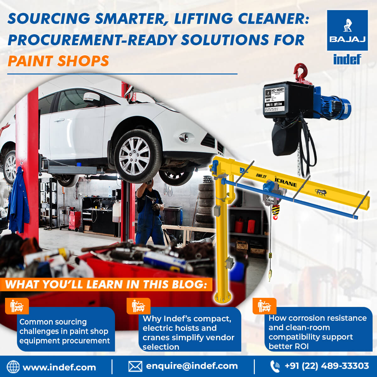 Sourcing Smart for Paint Shops Compact, Corrosion Resistant Lifting Solutions for Procurement Leaders